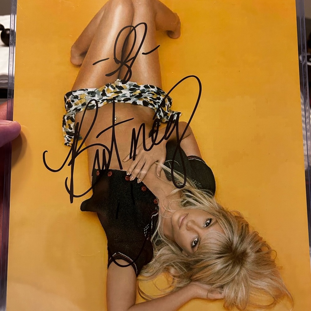 Britney Spears hand signed ✍🏼
